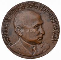 Vilt Tibor (1905-1983) DN "Dr. Bíró Gyula a szabad orvosválasztás előharcosa" Br plakett (76mm) T:2-