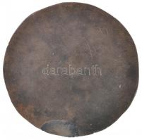 Markó Mária (1901-1989) DN "1848 - Petőfi a Nemzeti Múzeum lépcsőjén" Br plakett (111mm) T...