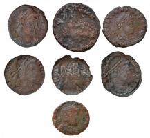 Római Birodalom 7db klf bronzpénz T:vegyes Roman Empire 7pcs of diff bronze coins C:mixed