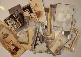 cca 1870-1900 106 db érdekes keményhátú fotó