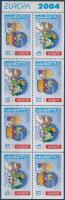 2004 Europa CEPT szabadidő bélyegfüzetlap Mi 456-457 D, E