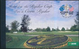 Ryder Cup golf tour stamp-booklet, Ryder Kupa golf turné bélyegfüzet