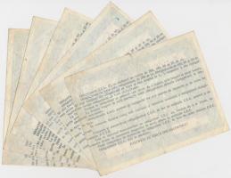 Románia 1966. 4%-os kötvény, 200L értékben (5x) T:III
Romania 1966. 4% Bond worth 200 Lei (5x) C:F