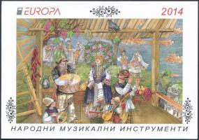 Europa CEPT Musical Instruments stampbooklet, Europa CEPT Hangszerek bélyegfüzet