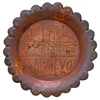 Bosznia-Hercegovina DN "Sarajevo" Br emlékérem (63mm) T:2 Bosnia and Hercegovina ND "Sarajevo" Br commemorative medallion (63mm) C:XF