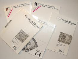 5 db német érme árverési katalógus (1995-1999)