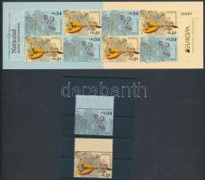 Europa CEPT Musical instruments margin set + stamp-booklet, Europa CEPT Hangszerek ívszéli sor + bélyegfüzet