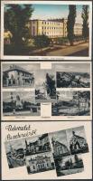 3 db RÉGI magyar és erdélyi városképes lap (Szentendre, Szeghalom, Beszterce) / 3 old Hungarian and Transylvanian town-view postcards