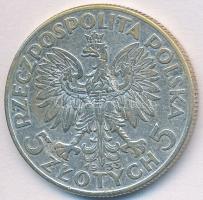 Lengyelország 1933. 5Zl Ag T:2-
Poland 1933. 5 Zlotych Ag C:VF
Krause Y#21