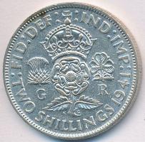Nagy-Britannia 1941. 2Sh Ag "VI. György" T:2-
Great Britain 1941. 2 Shilling Ag "Geor...