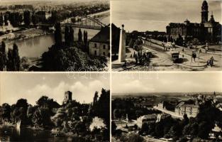 1961 Győr - 2 db modern képeslap a zsinagógával