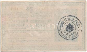 1918. 25K "3013" 3mm sima hátlappal, román felülbélyegzéssel T:III