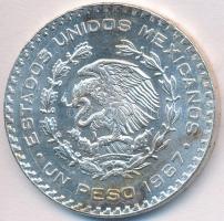 Mexikó 1967. 1P Ag "Függetlenség" T:2 patina
Mexico 1967. 1 Peso Ag "Independence&quo...