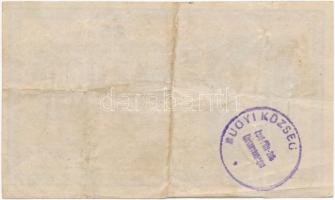 1918. 25K "3007" 3mm sima hátlappal, hamis "Bugyi Község" felülbélyegzéssel (fak...