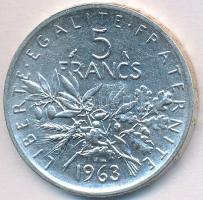 Franciaország 1963. 5Fr Ag T:2,2- France 1963. 5 Francs Ag C:XF,VF