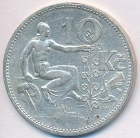 Csehszlovákia 1931. 10K Ag T:2- Czechoslovakia 1931. 10 Korun Ag C:VF