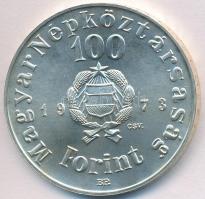 1973. 100Ft Ag "Petőfi Sándor" T:BU 
Adamo EM42