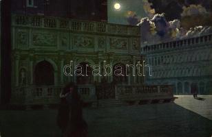 Venice, Venezia; s: Guerroni - 9 old postcards in case