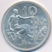 Csehszlovákia 1932. 10K Ag T:2 Czechoslovakia 1932. 10 Korun Ag C:XF Krause KM# 15