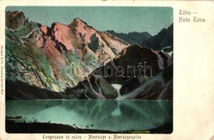 Tátra, Tengerszem és csúcs / lake, mountain