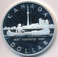 Kanada 1984. 1$ Ag "Toronto" T:PP
Canada 1984. 1 Dollar Ag "Toronto" C:PP