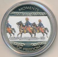 Libéria 2004. 10$ "Szabadság pillanatai-Rákóczi szabadságharc 1703" multicolor T:PP ujjlenyomatos Liberia 2004. 10 Dollars "Moments of Freedom-Rakoczi's War of Independence 1703" multicolor C:PP fingerprint