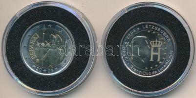 Luxemburg 2004. 2€ "Henri Letzebuerg" + Spanyolország 2005. 2€ "D...