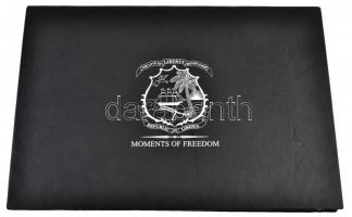 Libéria 2004. 10$ "Szabadság pillanatai" 24xklf db-os multicolor emlékpénz sorozat eredeti...