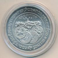 Szlovákia 1999. 500K Ag "Körmöcbányai első tallérok" T:BU
Slovakia 1999. 500 Korun Ag &quo...