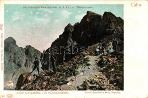 Tátra, Lengyel nyereg, Kis Viszoka; Feitzinger Ede 1902/12. 303.  / mountain