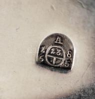 Ezüst, bécsi antik mártás kanál, Ag, br.:97gr., jelzett, 26cm