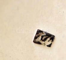 Ezüst, bécsi antik mártás kanál, Ag, br.:123gr., jelzett, 27cm