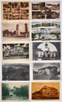 77 db RÉGI magyar városképes lap, vegyes minőségű / 77 old Hungarian postcards, mixed quality