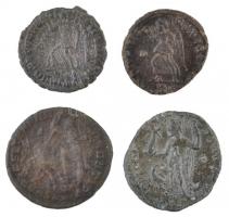 Római Birodalom 4db klf bronzpénz T:vegyes
Roman Empire 4pcs of diff bronze coins C:mixed