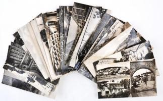 26 db MODERN fekete-fehér balatoni városképes lap / 26 modern black and white Hungarian postcards, lake Balaton