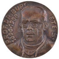 1978. "Prof. Dr. Burg Ete 1896-1958 / Bajai Működésének Emlékére 1978" Br emlékplakett dísztokban. Szign.: FB (94mm) T:2