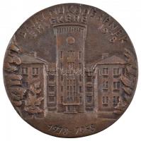 1978. "Prof. Dr. Burg Ete 1896-1958 / Bajai Működésének Emlékére 1978" Br emlékplakett dís...