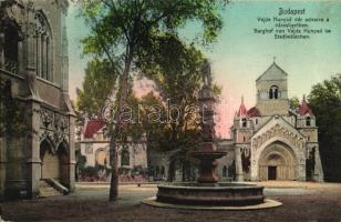 Budapest XIV. Vajdahunyad vár udvara (EK)