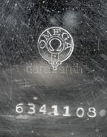 Omega márkájú zsebóra, sérült számlappal, nem működik