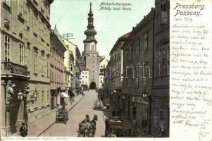 Pozsony, Mihály kapu utca / gate street, Ottmar Zieher