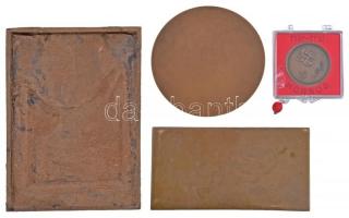 4db klf magyar városi témájú emlékérem és plakett, közte Iván István (1905-1968) DN "Budapest -...