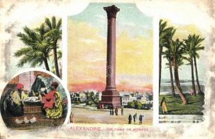 Alexandria, Colonne de Pompée / column, folklore (EK)