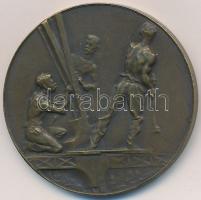 Franciaország ~1890. "Az Eiffel-torony építésére" Br emlékérem (41mm) T:2
France ~1890. &q...