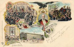 Berlin Kaisers-Jubiäum Litho