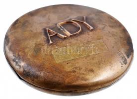 DN "ADY" két részből álló Br emlékplakett (114-116mm) T:2,2-