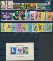 Luxembourg 7 diff sets + 2 diff stamps + 1 block on 2 stock cards, Luxemburg 7 klf sor + 2 klf érték + 1 blokk 2 db stecklapon