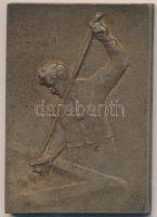 1939. "M.B.K. IV. o. Falas Bajnokság 1939. III. hely" Br díjplakett (51x36mm) T:2-