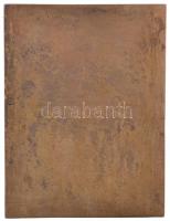 Solymári Valkó László (1909-1984) 1954. "Esze Tamás" Br plakett (66,5x90,5mm) T:2