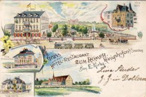 1899 Strassburg mit Hotel-Restaurant Litho (EB)