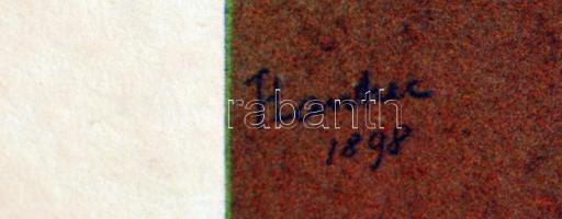 Henri Toulouse-Lautrec: Női portré, akvarellel színezett heliogravűr, papír, Henri Floury kiadása, P...